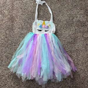 Unicorn Tutu Dress for Kids - Multicolor